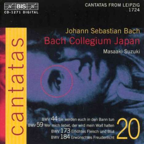 Johann Sebastian Bach (1685-1750): Kantaten Vol.20 (BIS-Edition), CD