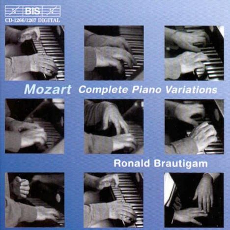 Wolfgang Amadeus Mozart (1756-1791): Variationen für Klavier solo (Ges.-Aufn.), 4 CDs