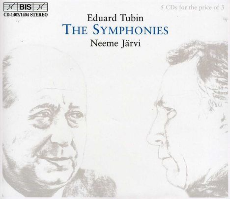 Eduard Tubin (1905-1982): Symphonien Nr.1-10, 5 CDs