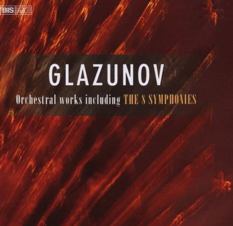 Alexander Glasunow (1865-1936): Symphonien Nr.1-8, 5 CDs