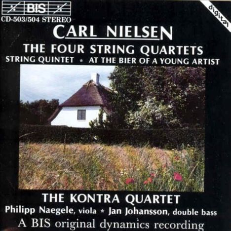 Carl Nielsen (1865-1931): Streichquartette opp.5,13,14,44, 2 CDs
