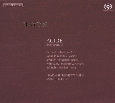 Joseph Haydn (1732-1809): Acide (Opernfragment), Super Audio CD