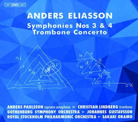 Anders Eliasson (1947-2013): Symphonien Nr.3 (für Saxophon &amp; Orchester) &amp; Nr.4, Super Audio CD