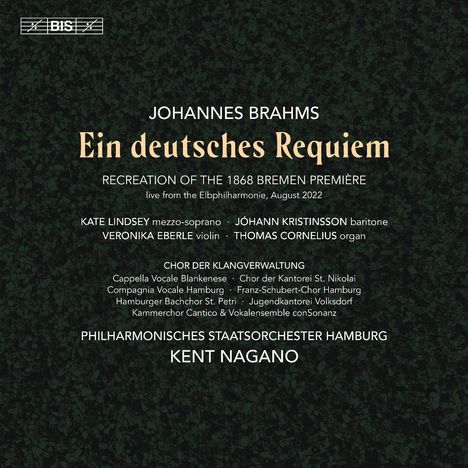 Johannes Brahms (1833-1897): Brahms: Ein Deutsches Requiem, 2 Super Audio CDs