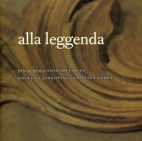 Jan H Börjesson - Alla Leggenda, CD