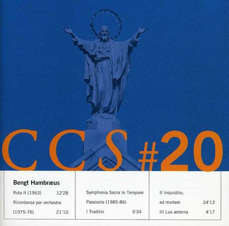 Bengt Hambräus (1928-2000): Symphonia Sacra in Tempore Passionis, CD