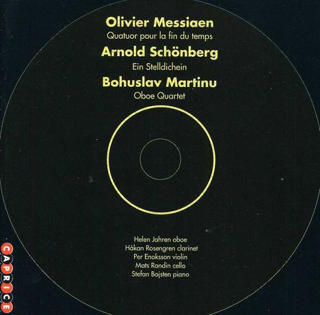 Olivier Messiaen (1908-1992): Quartett für das Ende der Zeit, CD