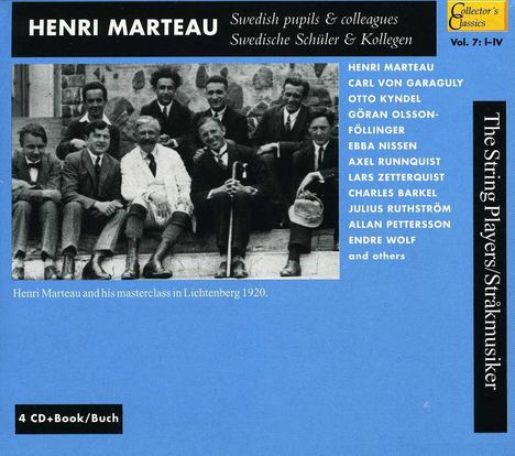 Henri Marteau,seine Schüler &amp; Kollegen, 4 CDs