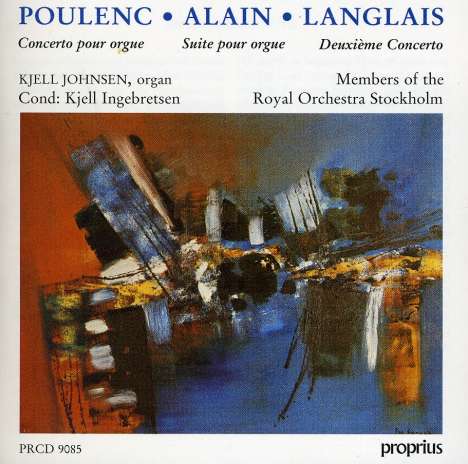 Jean Langlais (1907-1991): Orgelkonzert Nr.2, CD