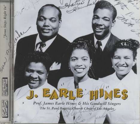 James Earle Hines: Jesus Steps Right In, CD