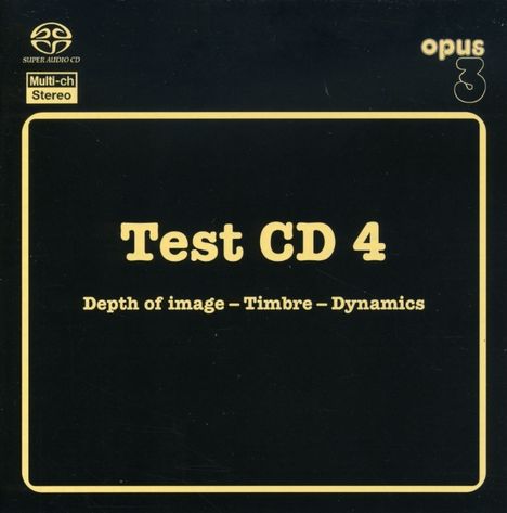 Test CD 4: Acoustic Music, Super Audio CD