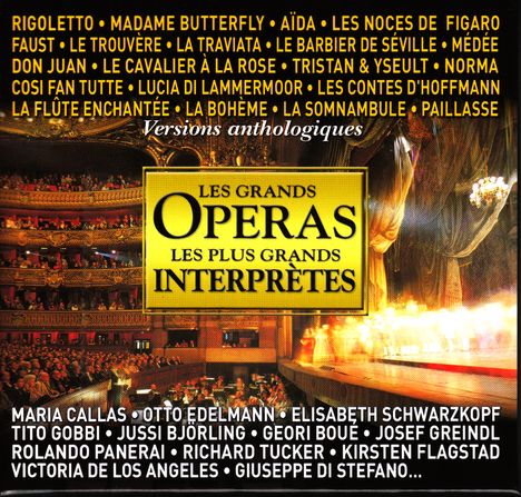 Les Grands Operas - Les Plus Grands Interpretes, 20 CDs