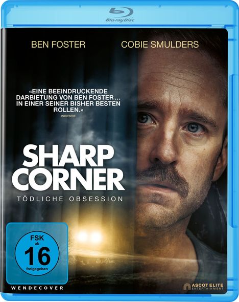 „Eine beeindruckende Darbietung von Ben Foster...“ steht auf einem Cover mit einem Mann mit nachdenklichem Blick.