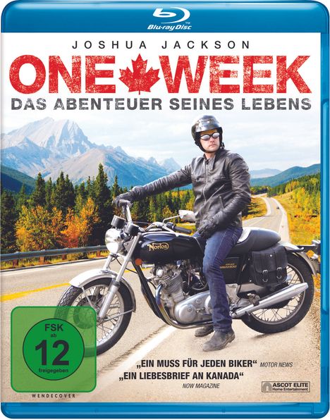 One Week (Blu-ray), Blu-ray Disc