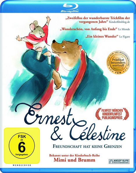 Ernest &amp; Célestine (Blu-ray), Blu-ray Disc