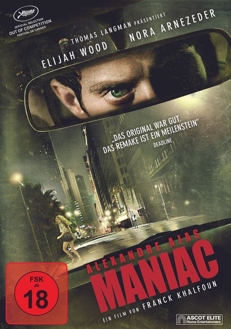 Alexandre Ajas Maniac, DVD