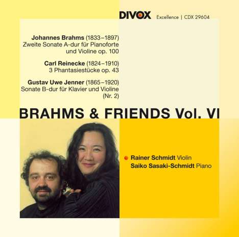 Johannes Brahms (1833-1897): Sonate für Violine &amp; Klavier Nr.2 op.100, CD