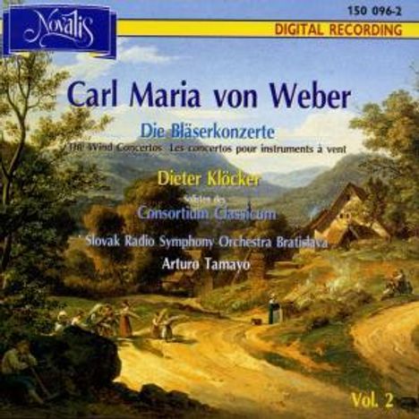 Carl Maria von Weber (1786-1826): Klarinettenkonzert Nr.1, CD