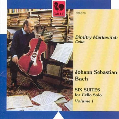 Johann Sebastian Bach (1685-1750): Cellosuiten Vol.1, CD