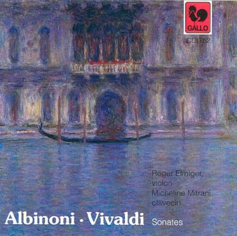 Tomaso Albinoni (1671-1751): Violinsonaten op.6 Nr.2,4,7, CD
