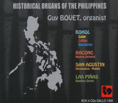 Historical Organs of the Philippines, 4 CDs