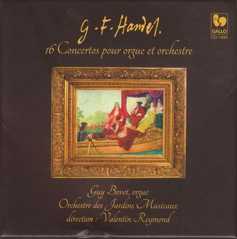 Georg Friedrich Händel (1685-1759): Orgelkonzerte Nr.1-16, 3 CDs