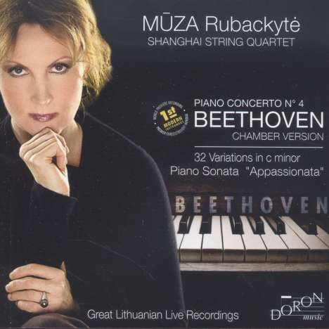 Ludwig van Beethoven (1770-1827): Klavierkonzert Nr.4 (Fassung als Klavierquintett), CD
