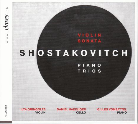 Dmitri Schostakowitsch (1906-1975): Klaviertrios Nr.1 & 2 (opp.8 & 67), CD
