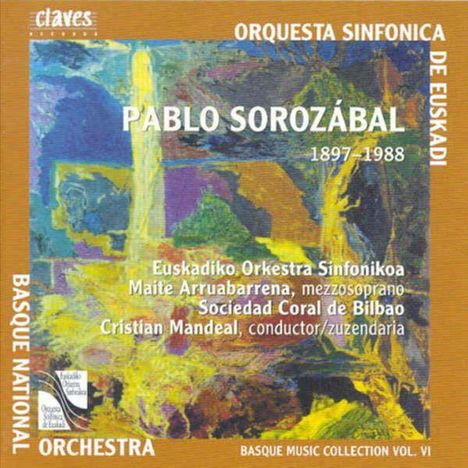 Pablo Sorozabal (1897-1988): Symphonische Variationen, CD