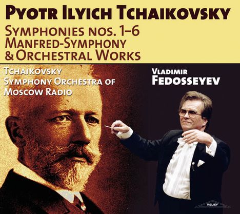 Peter Iljitsch Tschaikowsky (1840-1893): Symphonien Nr.1-6, 6 CDs