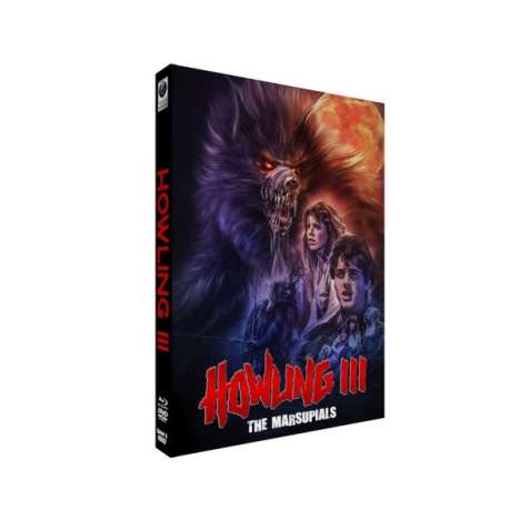 Howling III - The Marsupials (Blu-ray &amp; DVD im Mediabook), 1 Blu-ray Disc und 1 DVD