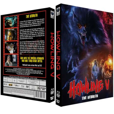Howling 5 - The Rebirth (Blu-ray &amp; DVD im Mediabook), Blu-ray Disc