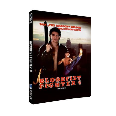 Bloodfist Fighter 4 (Ring of Fire 2) (Blu-ray &amp; DVD im Mediabook), 1 Blu-ray Disc und 1 DVD
