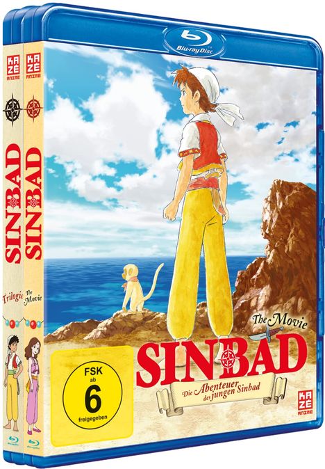 Abenteuer des jungen Sinbad - Trilogie &amp; Movie (Blu-ray), 2 Blu-ray Discs
