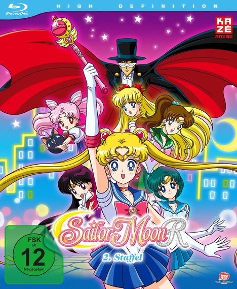 Sailor Moon Staffel 2 (Sailor Moon R) (Blu-ray), 6 Blu-ray Discs