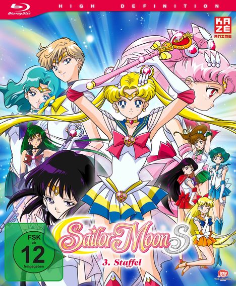 Sailor Moon Staffel 3 (Sailor Moon S) (Blu-ray), 5 Blu-ray Discs