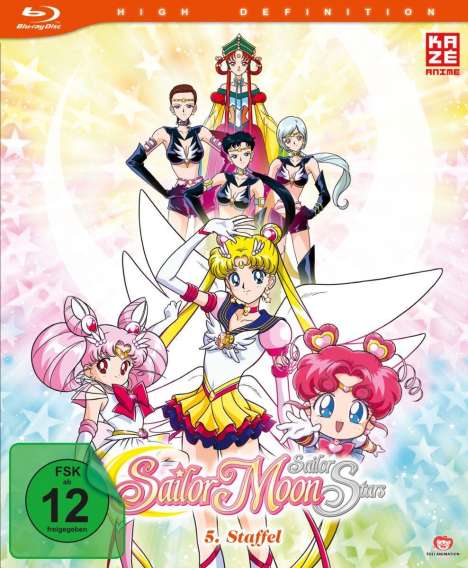 Sailor MoonStaffel 5 (Sailor Moon Sailor Stars) (Blu-ray), 5 Blu-ray Discs