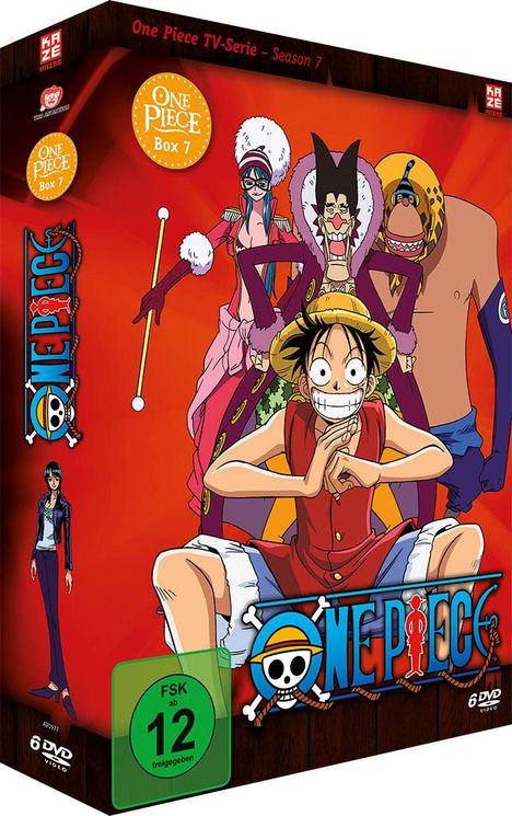One Piece TV Serie Box 7, 6 DVDs