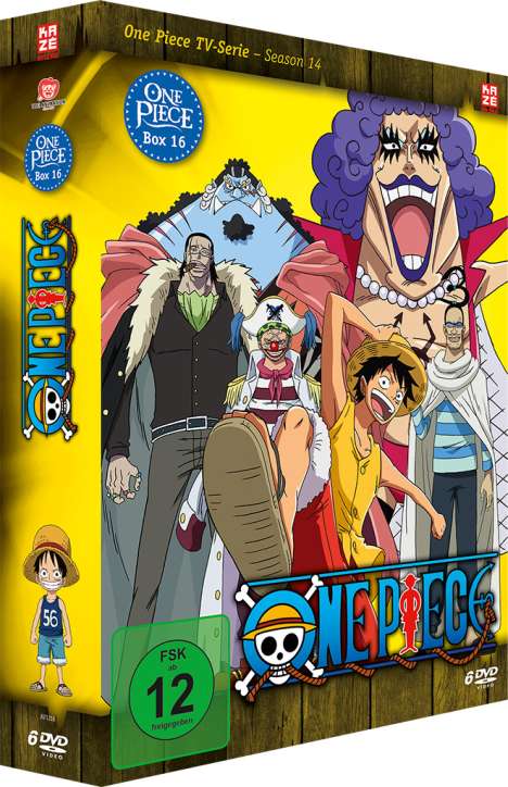 One Piece TV Serie Box 16, 6 DVDs