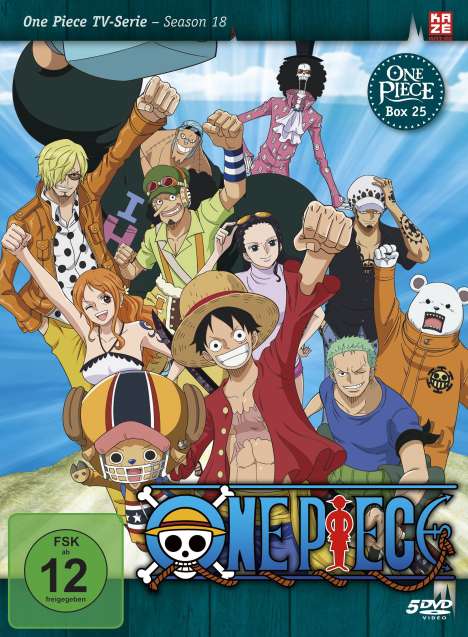 One Piece TV-Serie Box 25, 6 DVDs