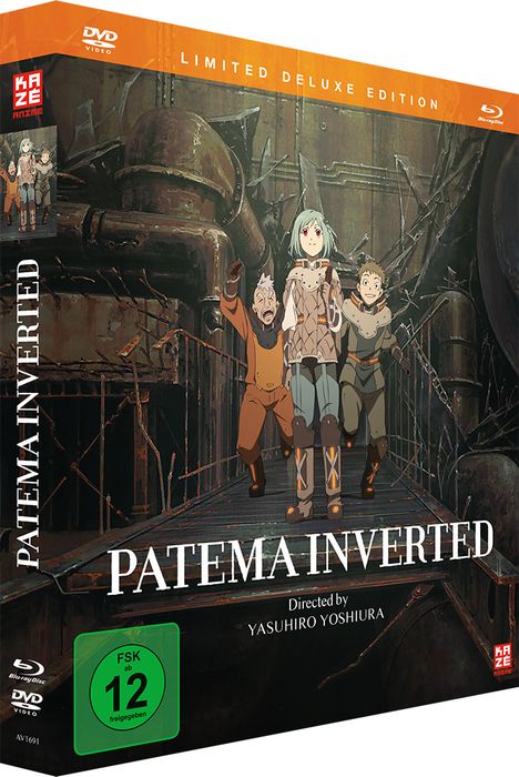 Patema Inverted (Collector's Edition) (Blu-ray &amp; DVD), 1 Blu-ray Disc und 1 DVD