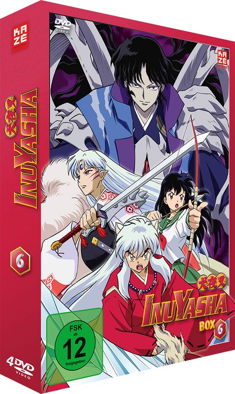 InuYasha Box 6 (Episoden 139-167), 4 DVDs