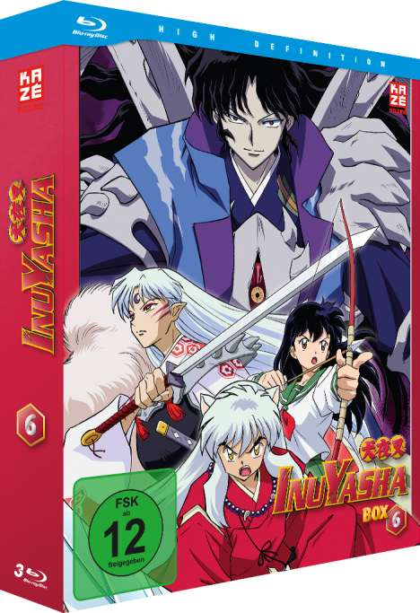 InuYasha Box 6 (Episoden 139-167) (Blu-ray), 3 Blu-ray Discs