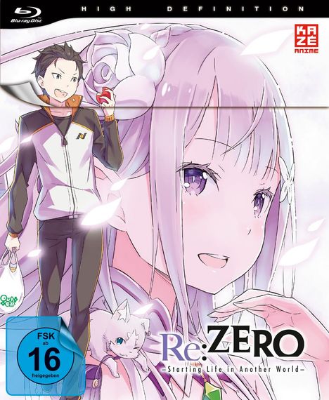 Re:ZERO Start Life Another World Staffel 1 (Gesamtausgabe) (Blu-ray), 5 Blu-ray Discs