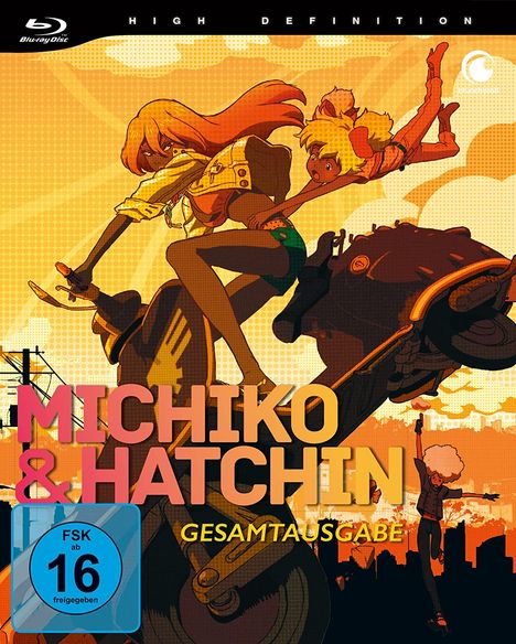 Michiko &amp; Hatchin (Gesamtausgabe) (Blu-ray), 3 Blu-ray Discs