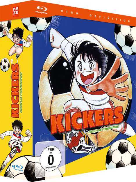 Kickers (Gesamtausgabe) (Blu-ray), 4 Blu-ray Discs