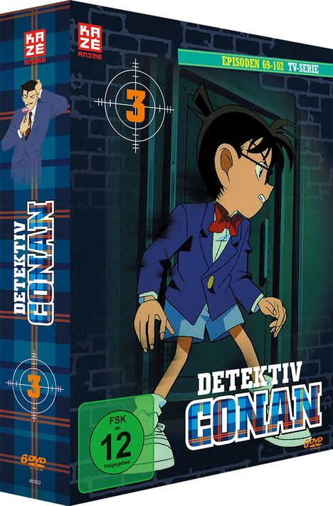 Detektiv Conan: Die TV-Serie Box 3, 3 DVDs