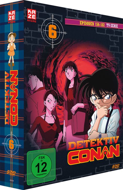 Detektiv Conan: Die TV-Serie Box 6, 5 DVDs