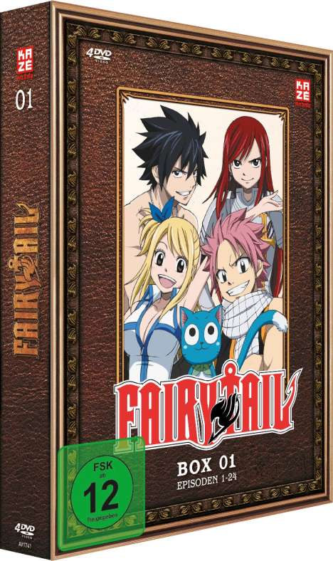 Fairy Tail Box 1, 4 DVDs