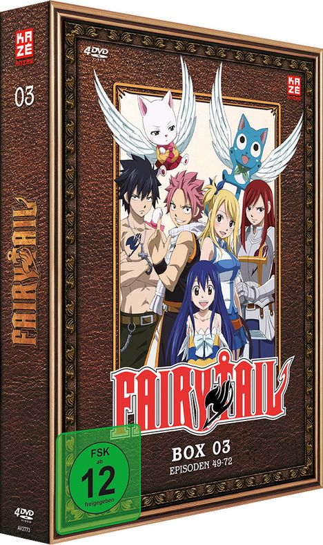 Fairy Tail Box 3, 4 DVDs